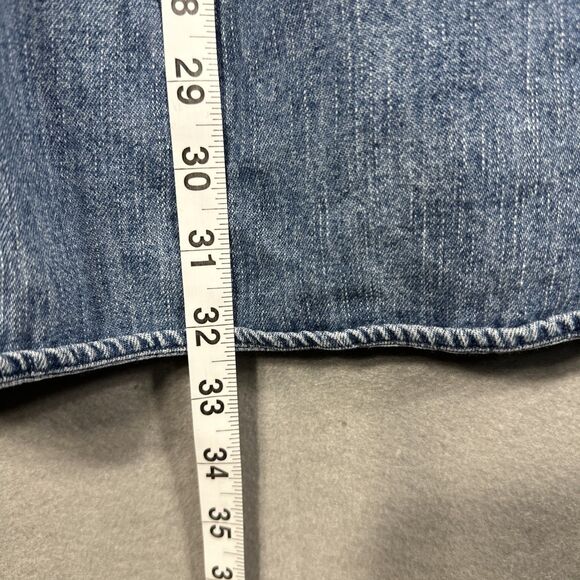 Hunt Club Mens XL 100% Cotton Denim Collared Button Up Shirt with Pockets - Picture 8 of 9